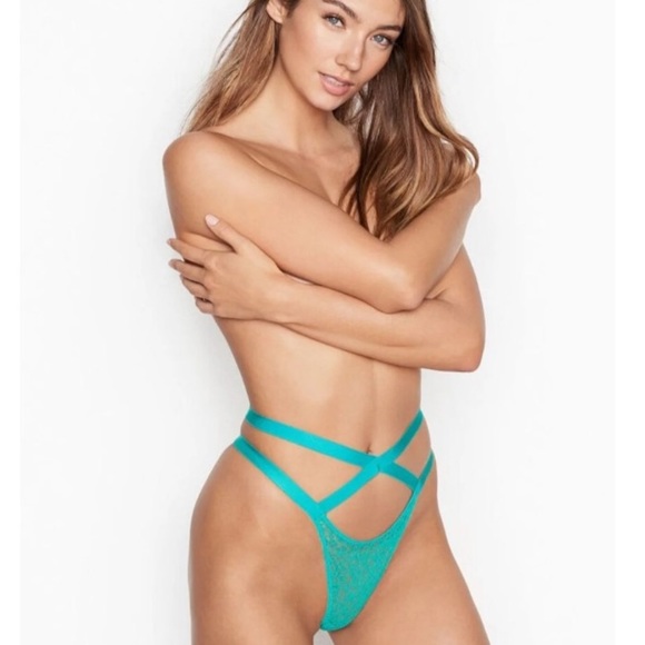 NWOT Victoria’s Secret Lace Brazilian Panty, S - Picture 1 of 4